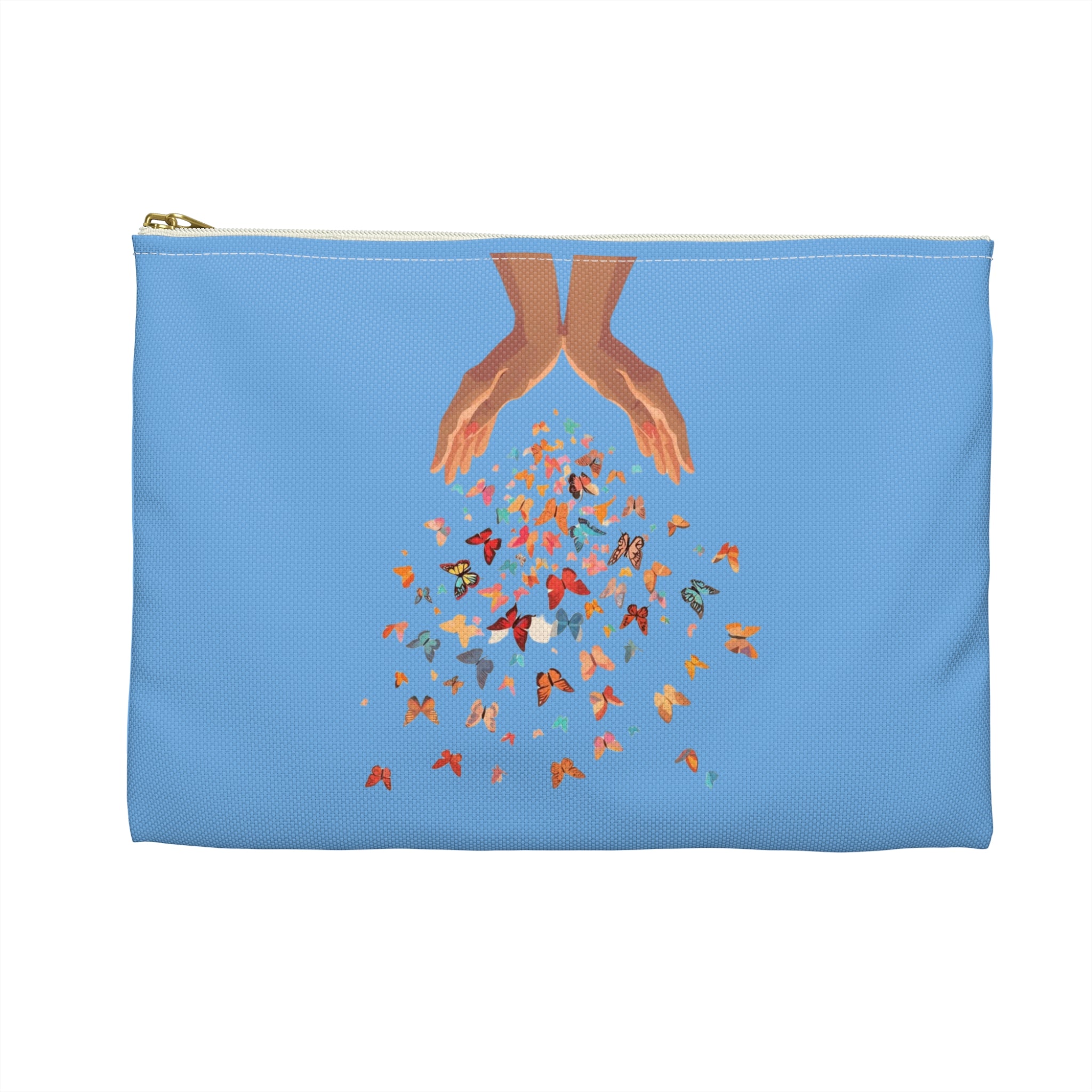 Kindness is Magic Accessory Pouch - Cute Cosmetic Bag, Gift for Friends, Makeup Organizer, Inspirational Storage, Travel Essentials