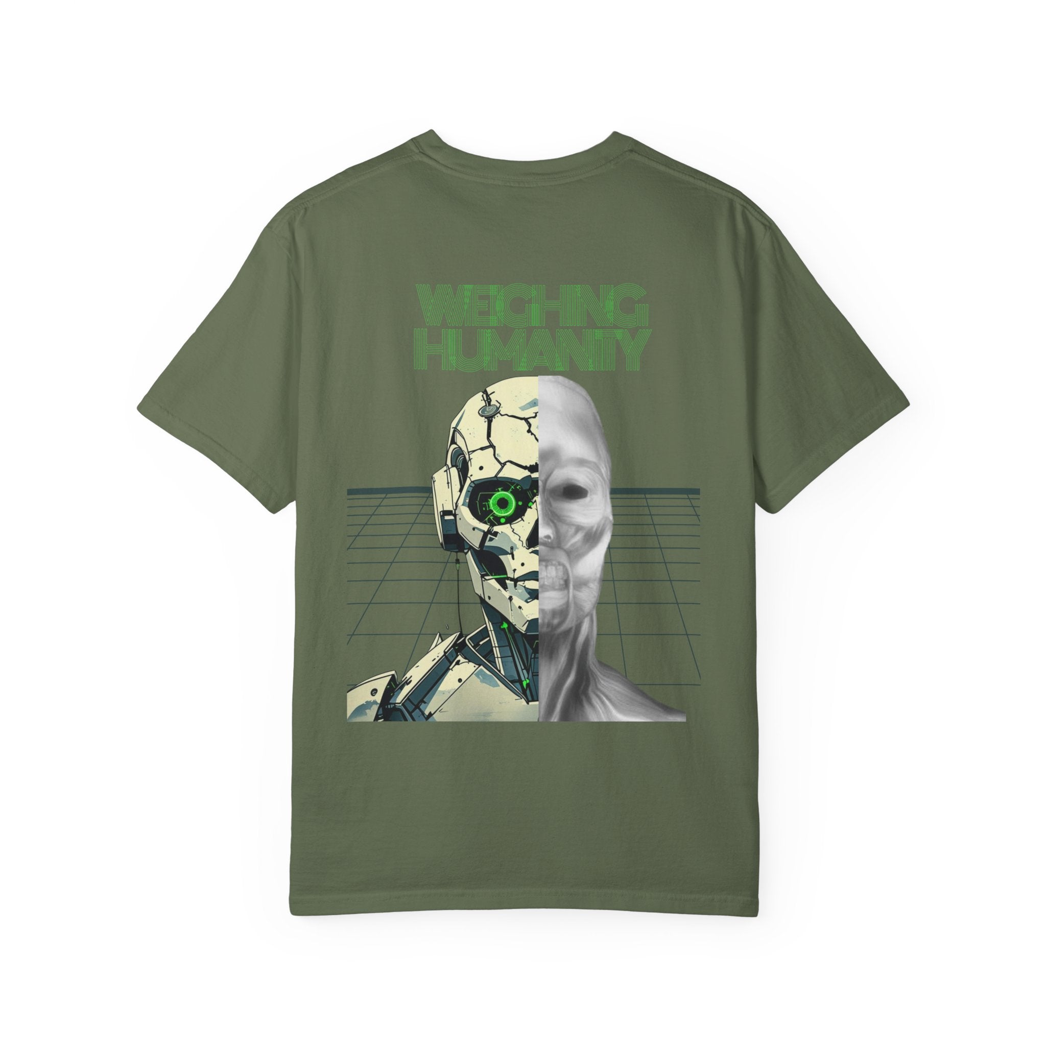 Robot-Inspired Unisex T-Shirt, Futuristic Fashion, Casual Wear, Gift for Tech Lovers, Graphic Tee for All Occasions