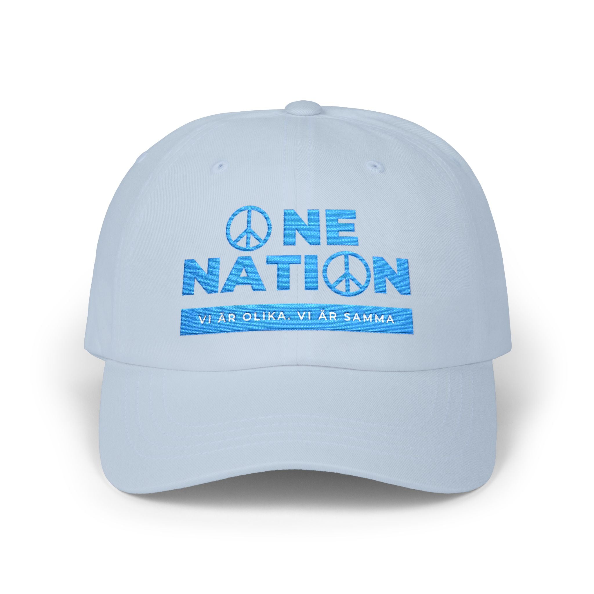 Embroidered Dad Cap, Swedish Quotes, We are One Nation, Unique Gift for Patriotic Swedes, Scandinavian Hat, Unity Headwear, Ethnic Pride Cap