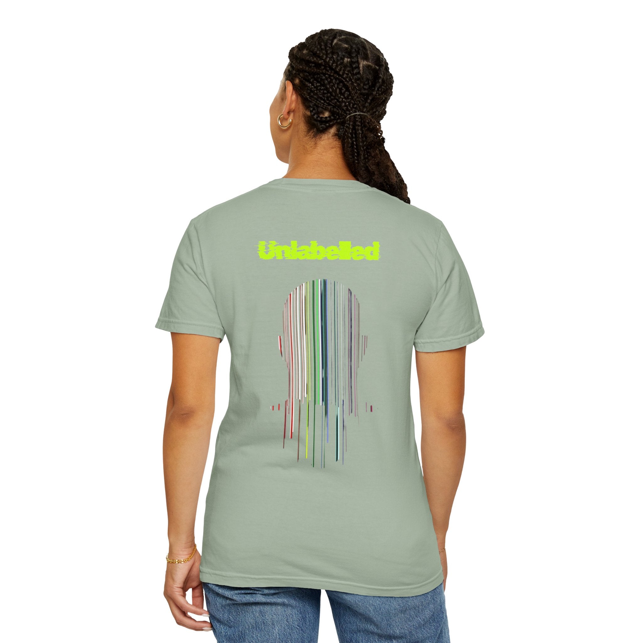 Unisex Garment-Dyed T-shirt - You are Unlabelled Design