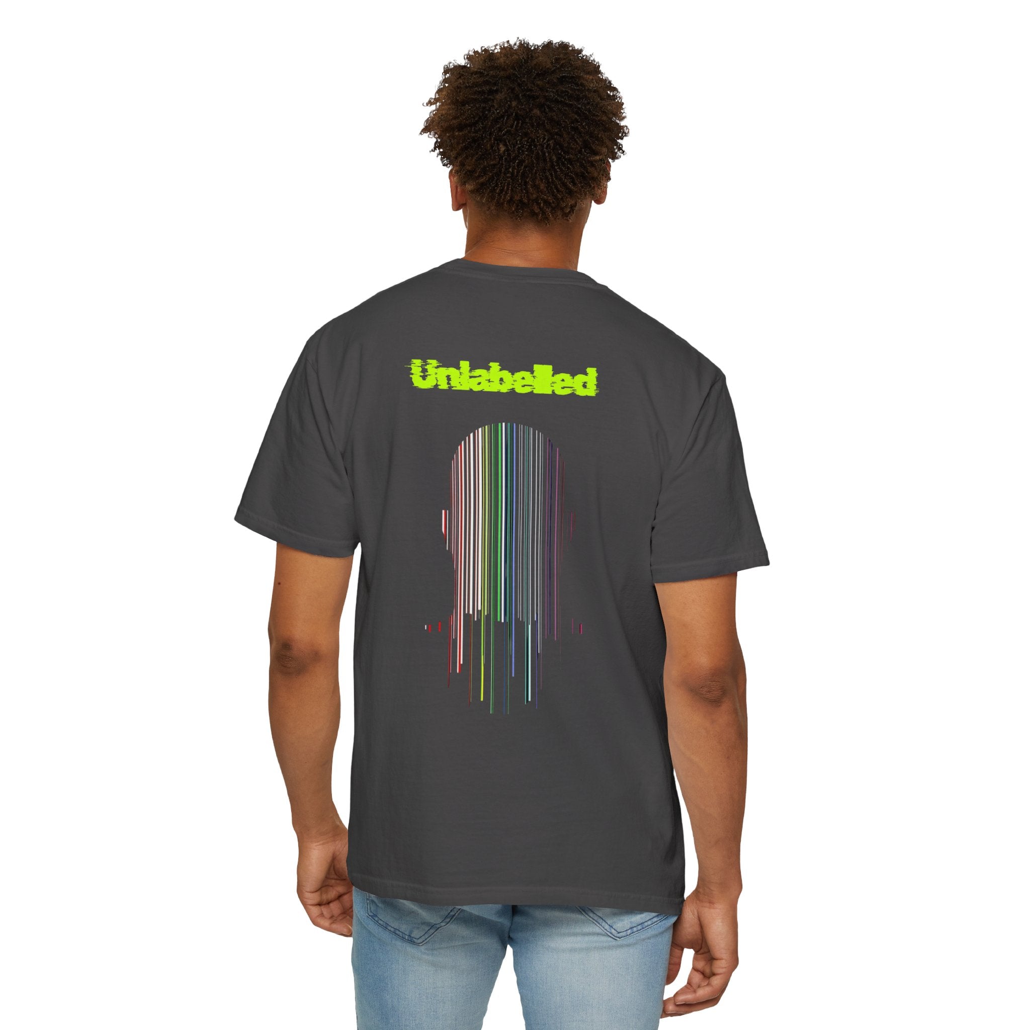 Unisex Garment-Dyed T-shirt - You are Unlabelled Design