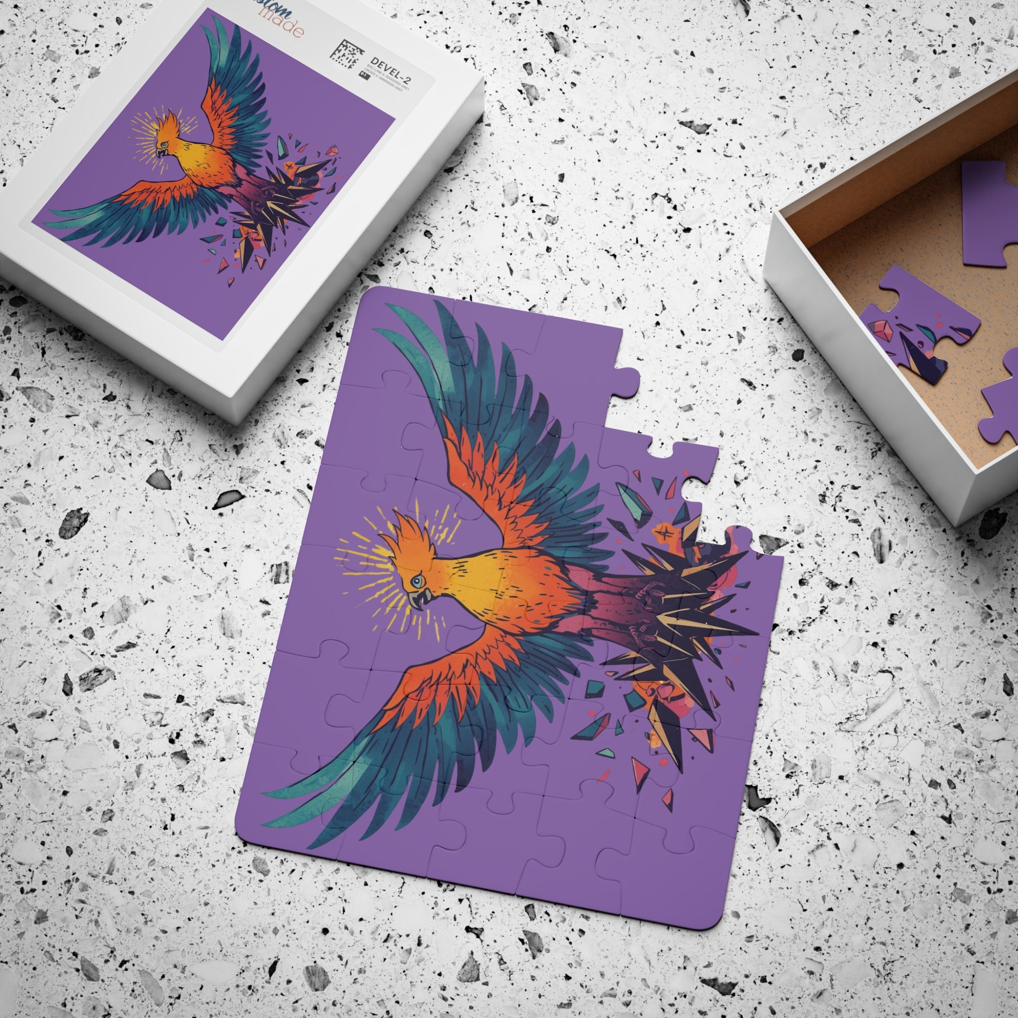 Colorful Phoenix Kids' Puzzle, Fun Educational Game, Perfect Gift for Children, Family Activity, Learning Toy, Birthday Party