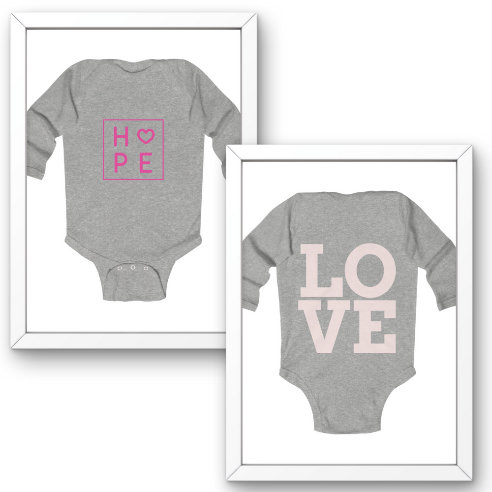 Infant Bodysuit Hope/Love