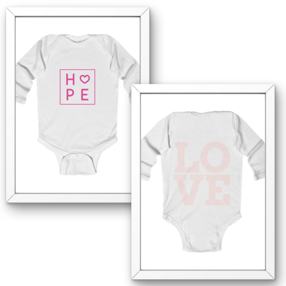 Infant Bodysuit Hope/Love