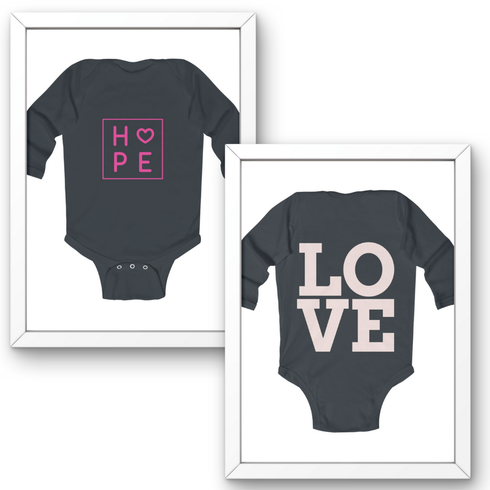 Infant Bodysuit Hope/Love