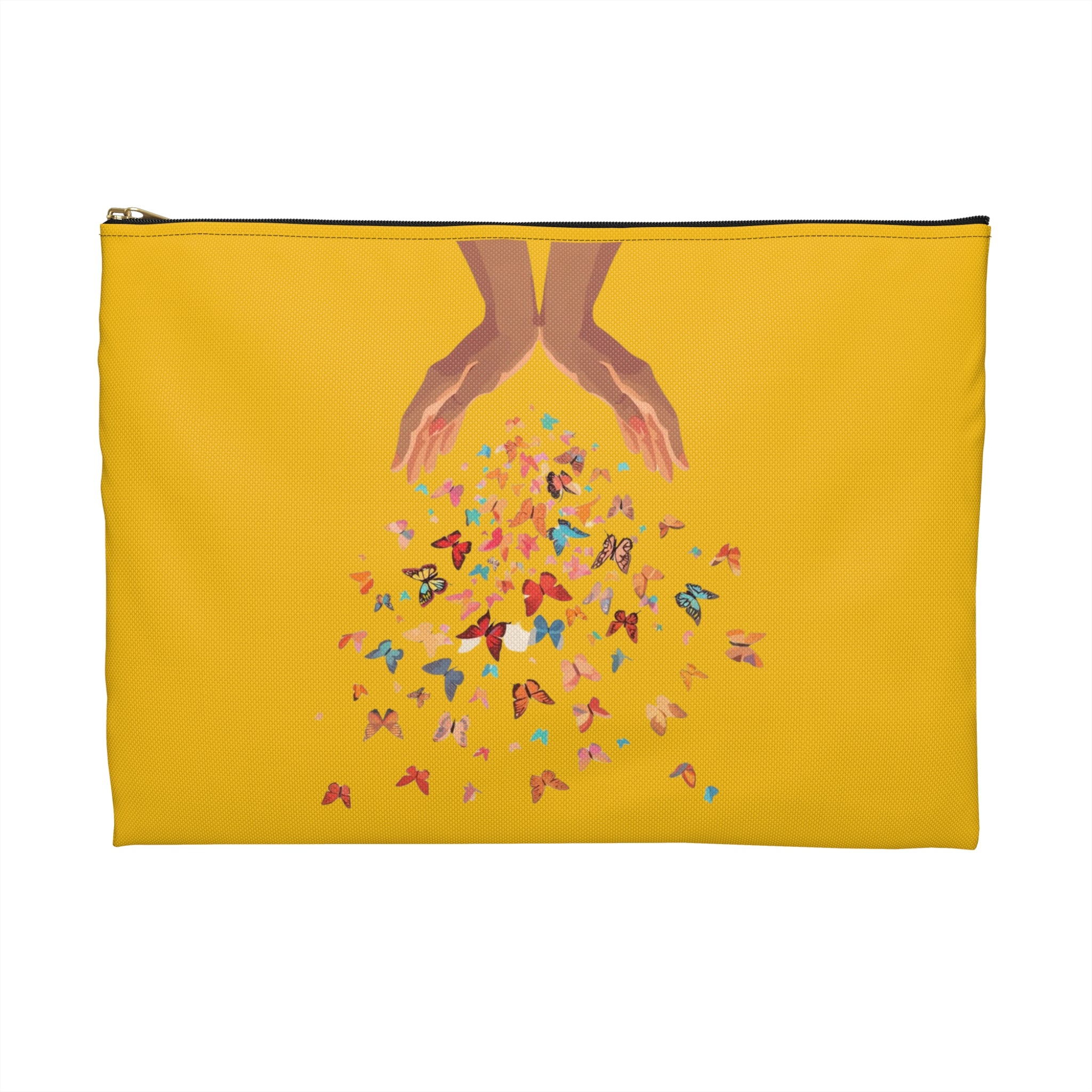 Kindness is Magic Accessory Pouch - Cute Cosmetic Bag, Gift for Friends, Makeup Organizer, Inspirational Storage, Travel Essentials