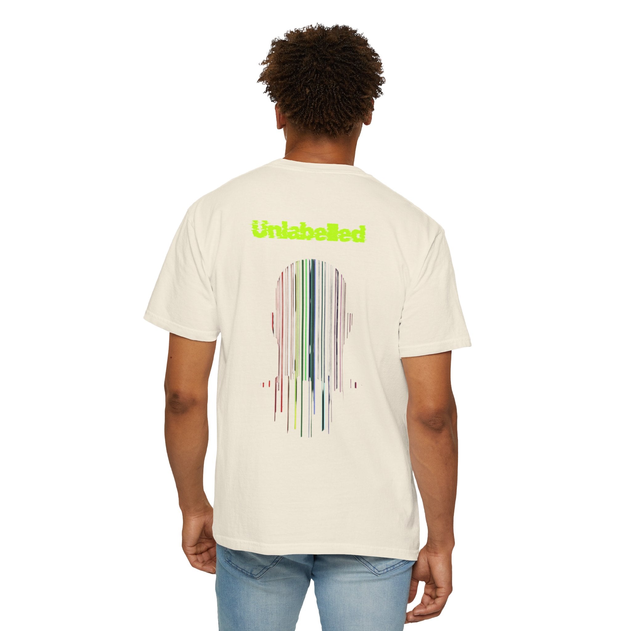 Unisex Garment-Dyed T-shirt - You are Unlabelled Design