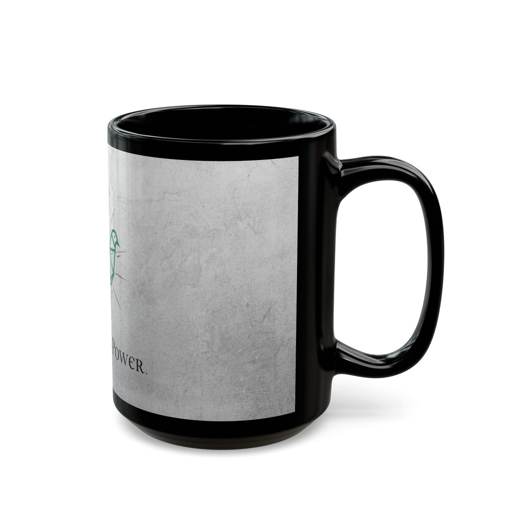 Mug - Peace Has Power Black Mug (11oz, 15oz)