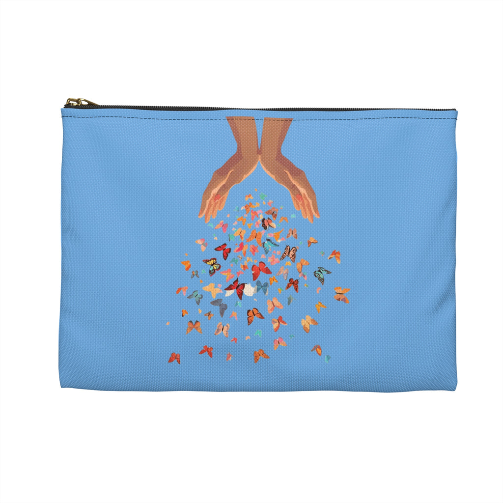 Kindness is Magic Accessory Pouch - Cute Cosmetic Bag, Gift for Friends, Makeup Organizer, Inspirational Storage, Travel Essentials