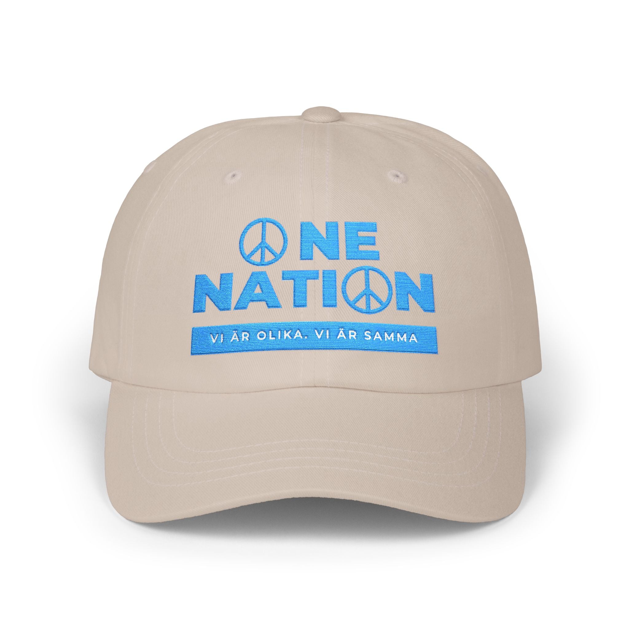 Embroidered Dad Cap, Swedish Quotes, We are One Nation, Unique Gift for Patriotic Swedes, Scandinavian Hat, Unity Headwear, Ethnic Pride Cap