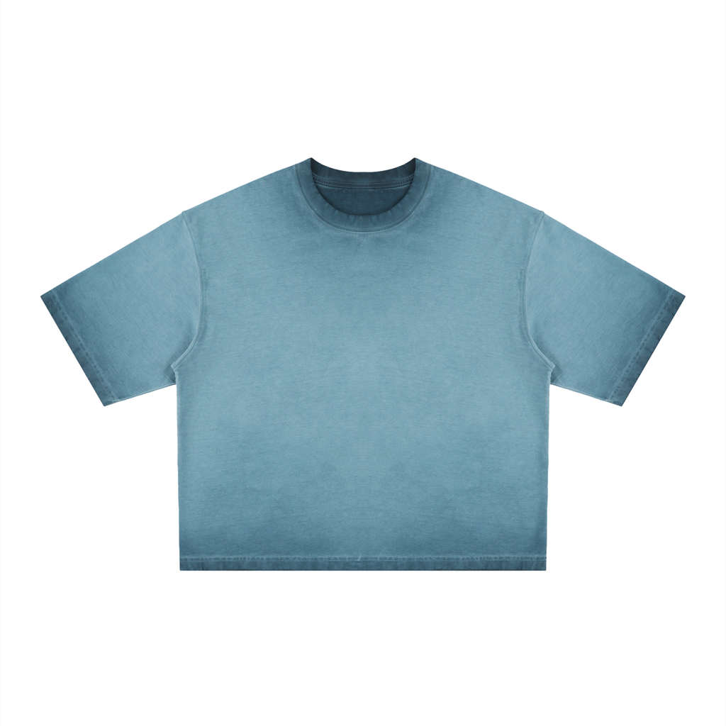 Blue t-shirt on a white background