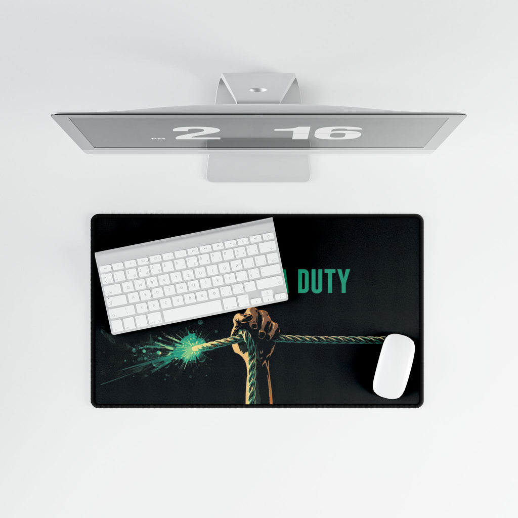 Freedom Is a Duty Desk Mat