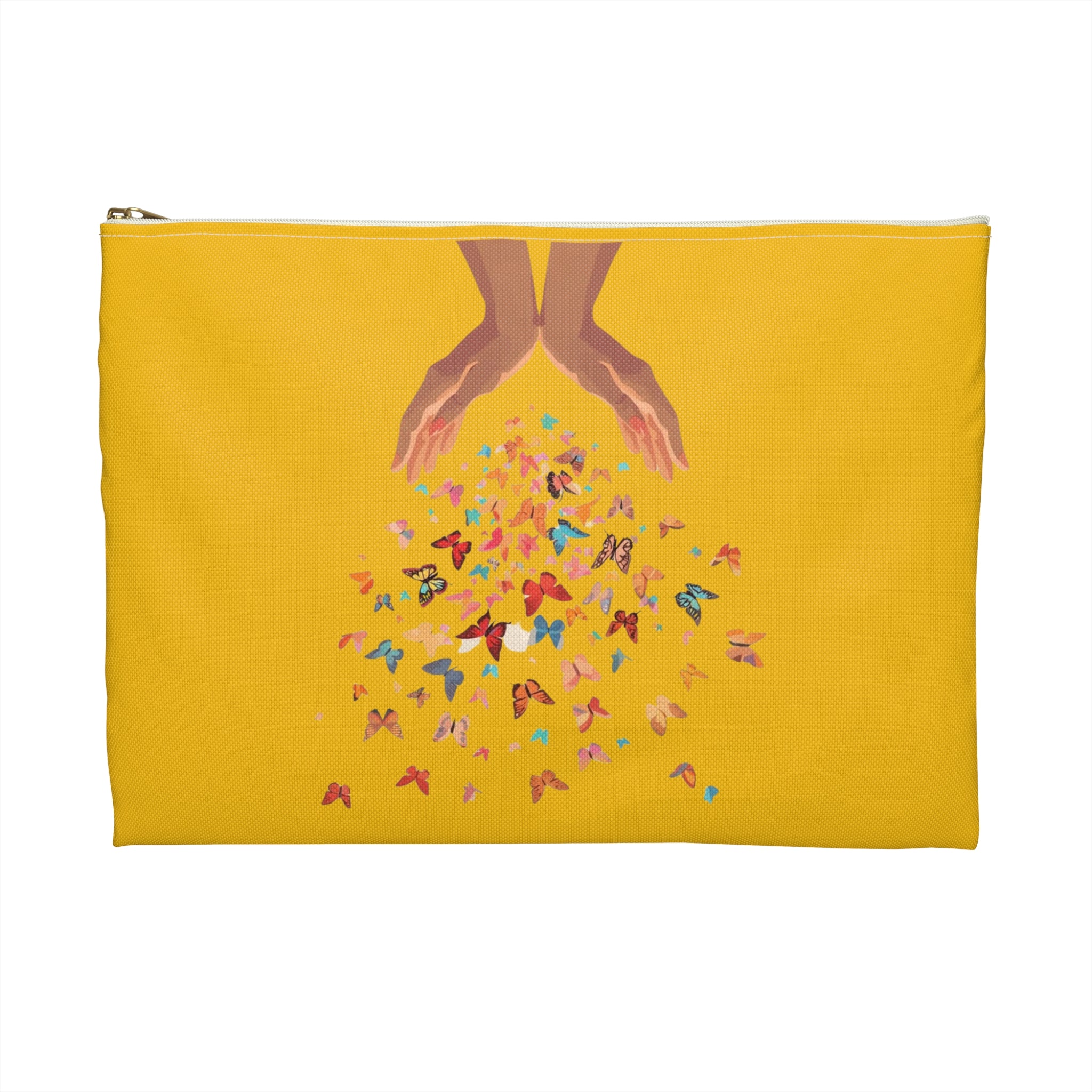 Kindness is Magic Accessory Pouch - Cute Cosmetic Bag, Gift for Friends, Makeup Organizer, Inspirational Storage, Travel Essentials