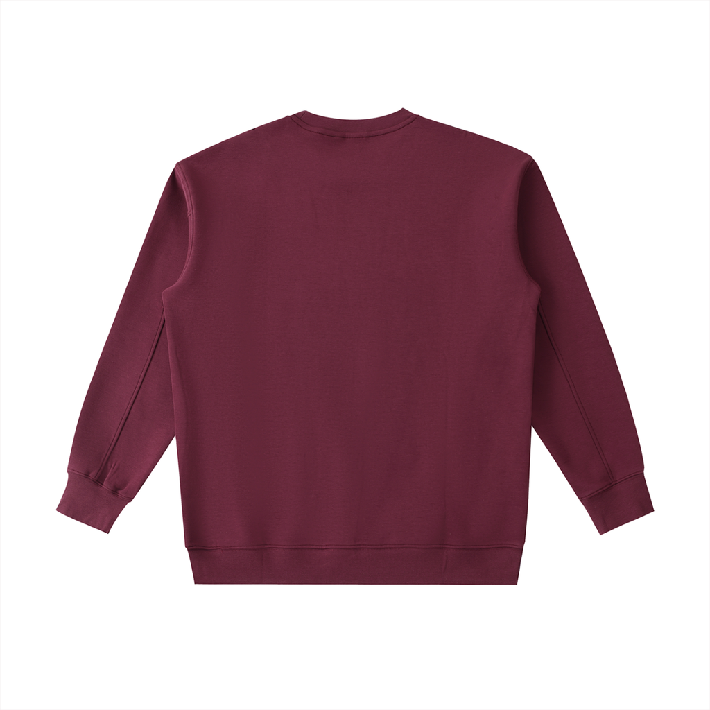 Essential-Sweatshirt mit Rundhalsausschnitt aus schwerem Material