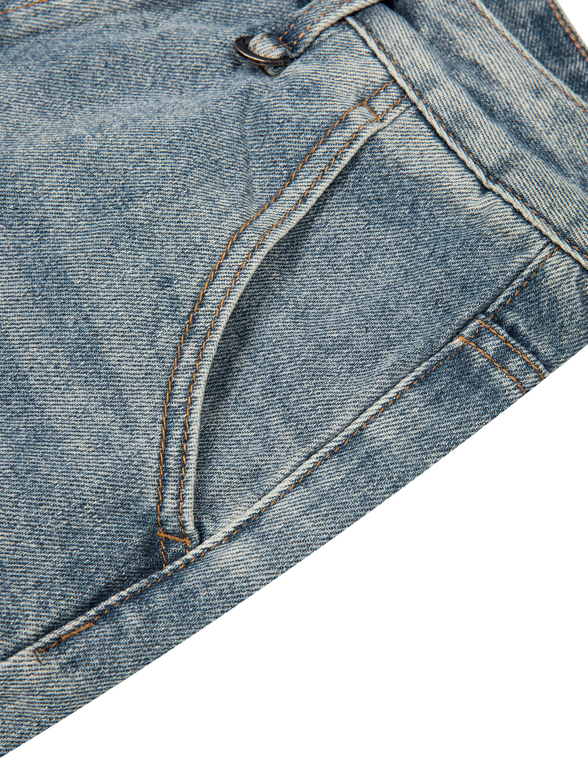 Men's Vintage Wash Denim Shorts