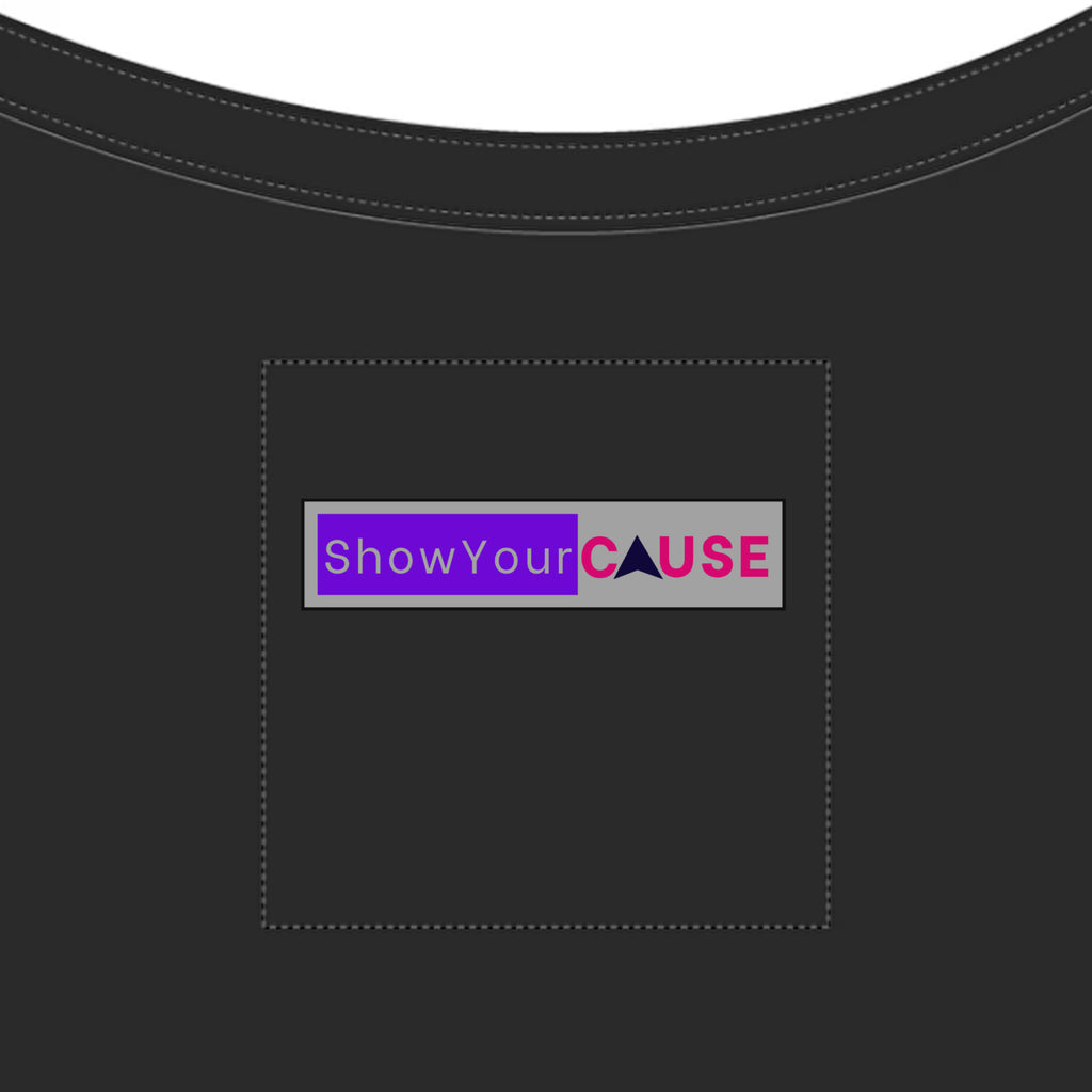 Black fabric with 'Show Your Cause' logo in the center
Person wearing a black sleeveless hoodie with a green logo on the front and a purple abstract design on the back, against a colorful abstract background.
Sleeveless black hoodie, dripping smiley face green pink, back purple concentric glitch waves, hallucination vibes design, ShowYourIdentity collection, chaotic streetwear, psychedelic fashion, identity-inspired apparel.
“Halucination vibes, show your identity.”
“Cha3al f rassk, cha3al f stylek.”
“ShowY