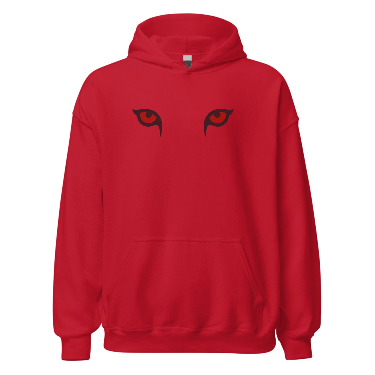 Red hoodie with black eye designs on a white background.
RED  hoodie, front red glaring eyes graphic, back red lion head with white claw marks, Atlas Lions text stylized, ShowYourIdentity collection, bold streetwear, Moroccan pride fashion, powerful urban design.
- “3youn li kaychoufou, assad li kayhmi.”
- “Atlas Lions, pride in style.”
- “ShowYourIdentity, show your power.”
- “Min l3youn l’assad, l9owa kayban.”