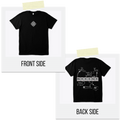 Black t-shirt with front and back designs on a white background
Black t-shirt front white geometric diamond motif, Moroccan-inspired design, ShowYourIdentity collection, heritage streetwear, minimalist fashion, cultural pride apparel.
“Pride in every line.”

“ShowYourIdentity, show your roots.”

“Moroccan heritage, modern style.”

“Tradition meets streetwear.”